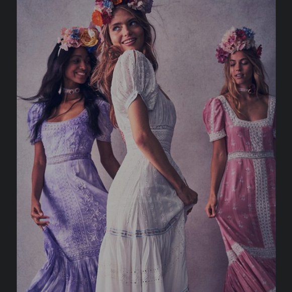 Rare LoveShackFancy Jessie Dress White Size: 8 - Picture 14 of 14